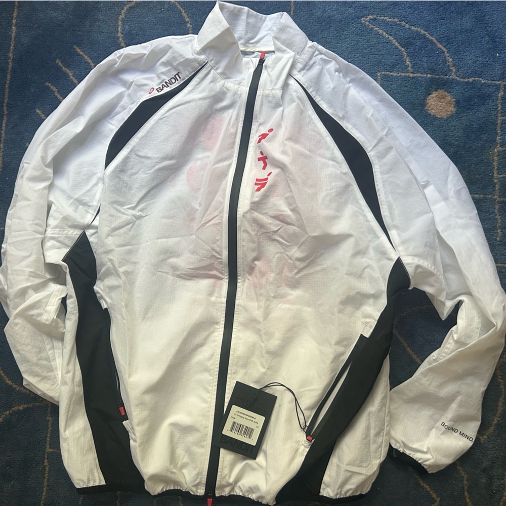 White and Black Bomber Jacket